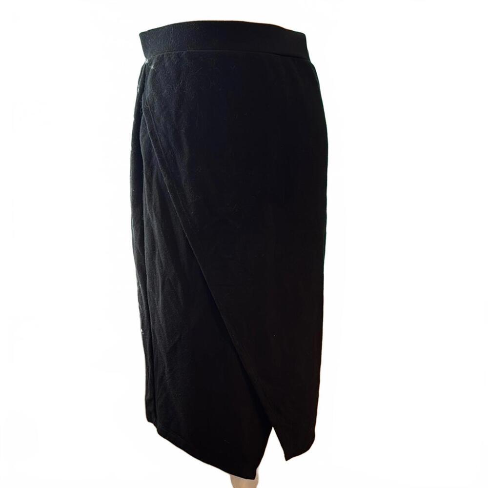 The Limited Elegant Black Wrap Skirt